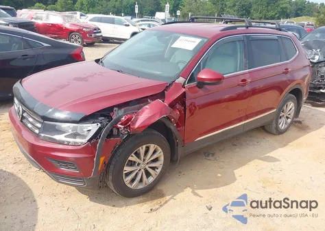 2018 Volkswagen Tiguan 2.0T Se/2.0T Sel из США, поврежденный, VIN 3VV3B7AX9JM054814